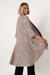 Jayleen Sequin Duster - Gold